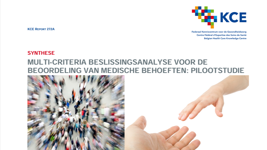 Multi-criteria beslissingsanalyse voor de beoordeling van medische behoeften: pilootstudie